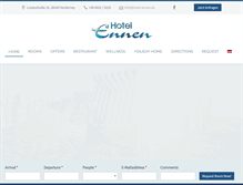 Tablet Screenshot of hotel-ennen.de